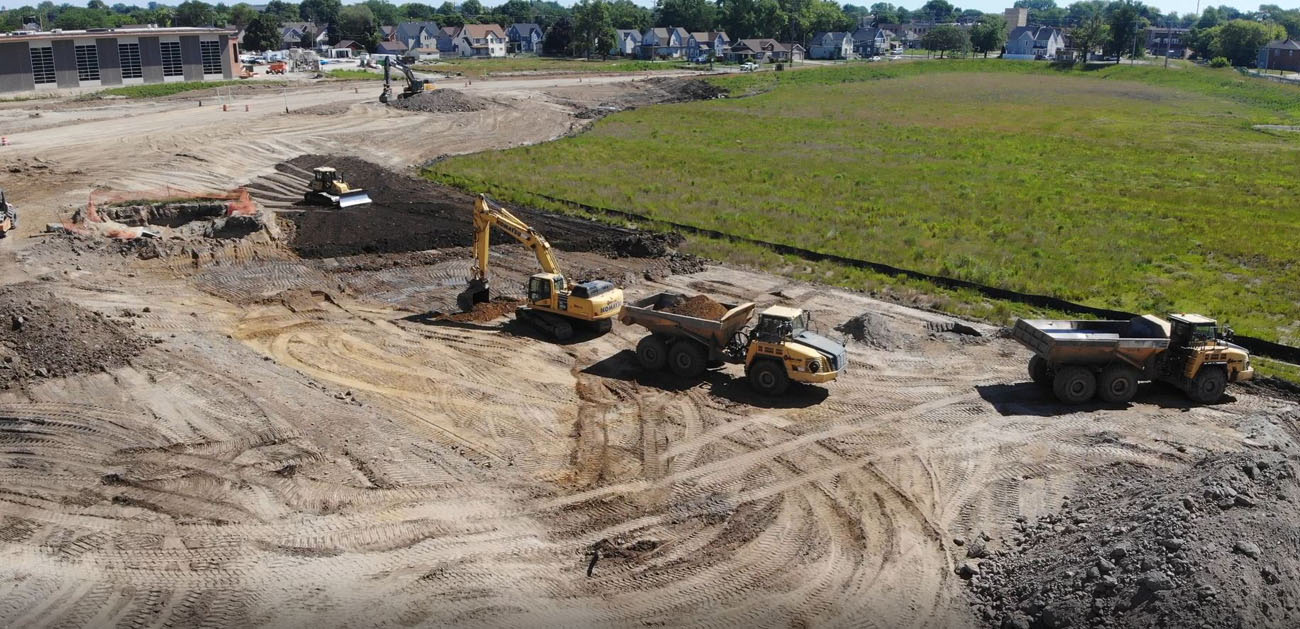 A.W. Oakes & Son Construction on Kenosha Innovation Neighborhood