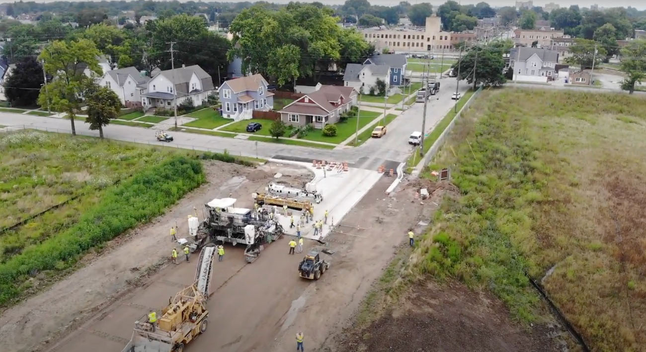 A.W. Oakes & Son Construction on Kenosha Innovation Neighborhood