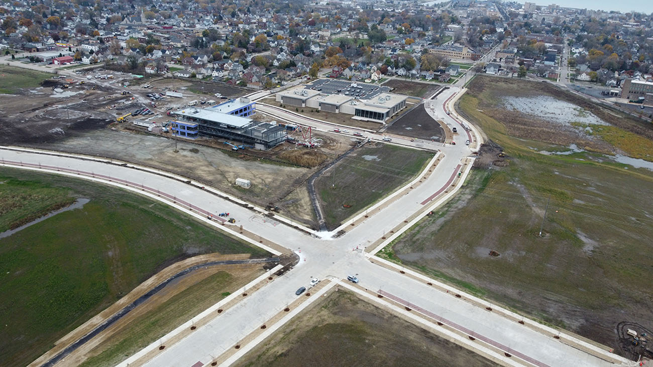 A.W. Oakes & Son Construction on Kenosha Innovation Neighborhood