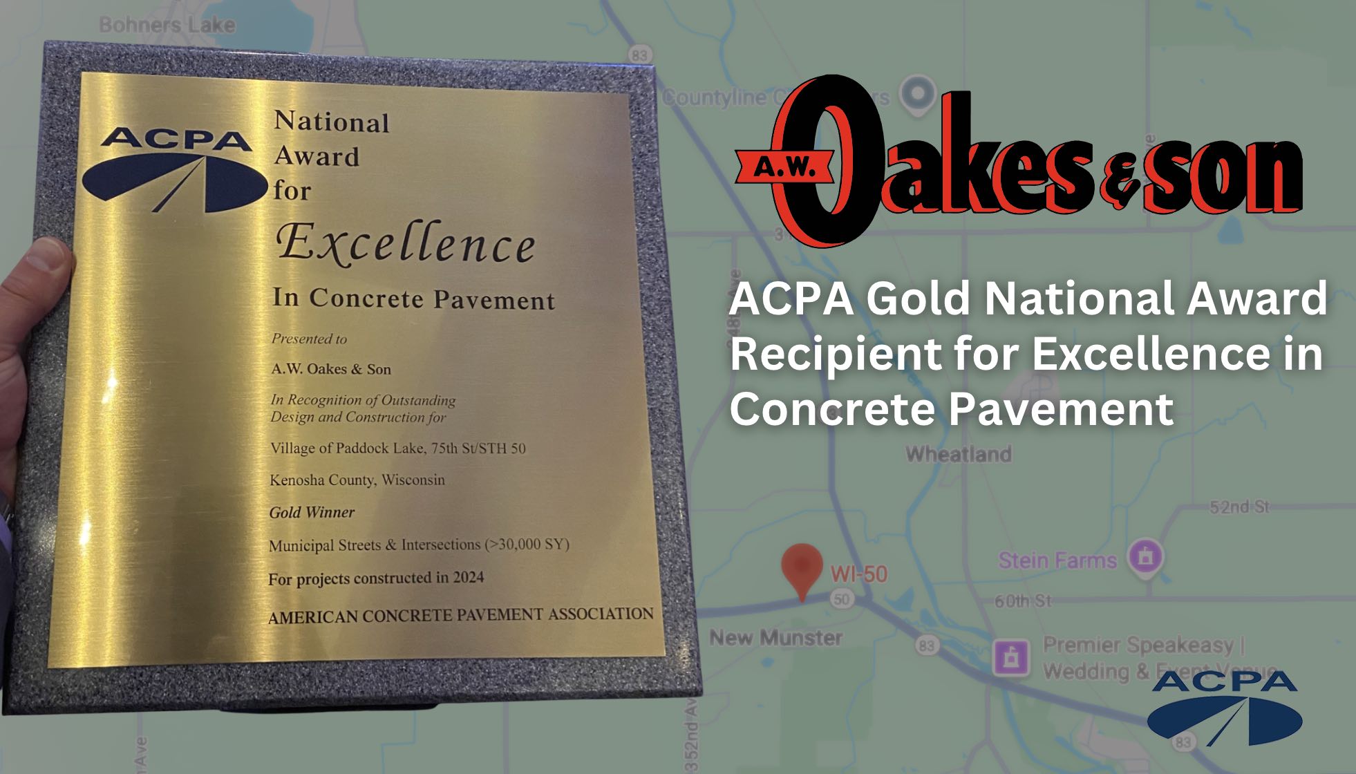 AW Oakes and Son Award